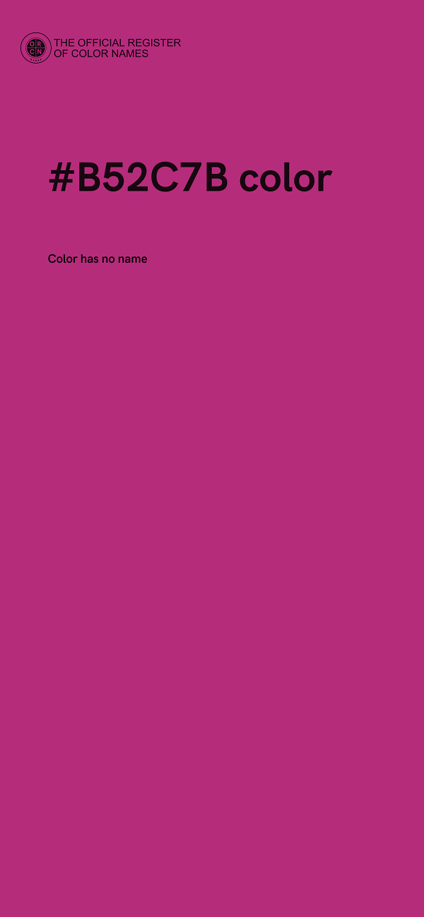 #B52C7B color image