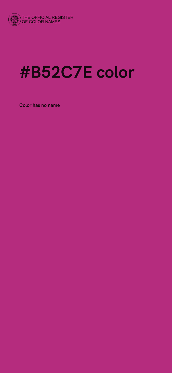 #B52C7E color image