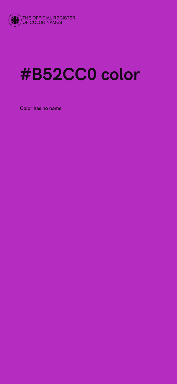#B52CC0 color image