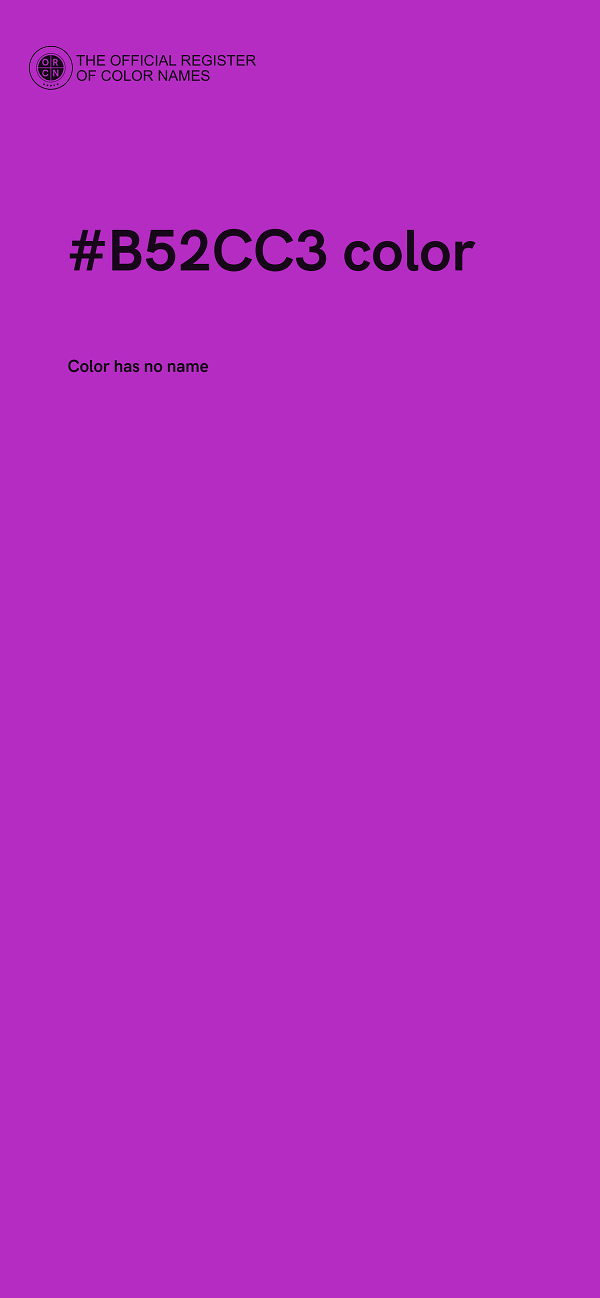 #B52CC3 color image