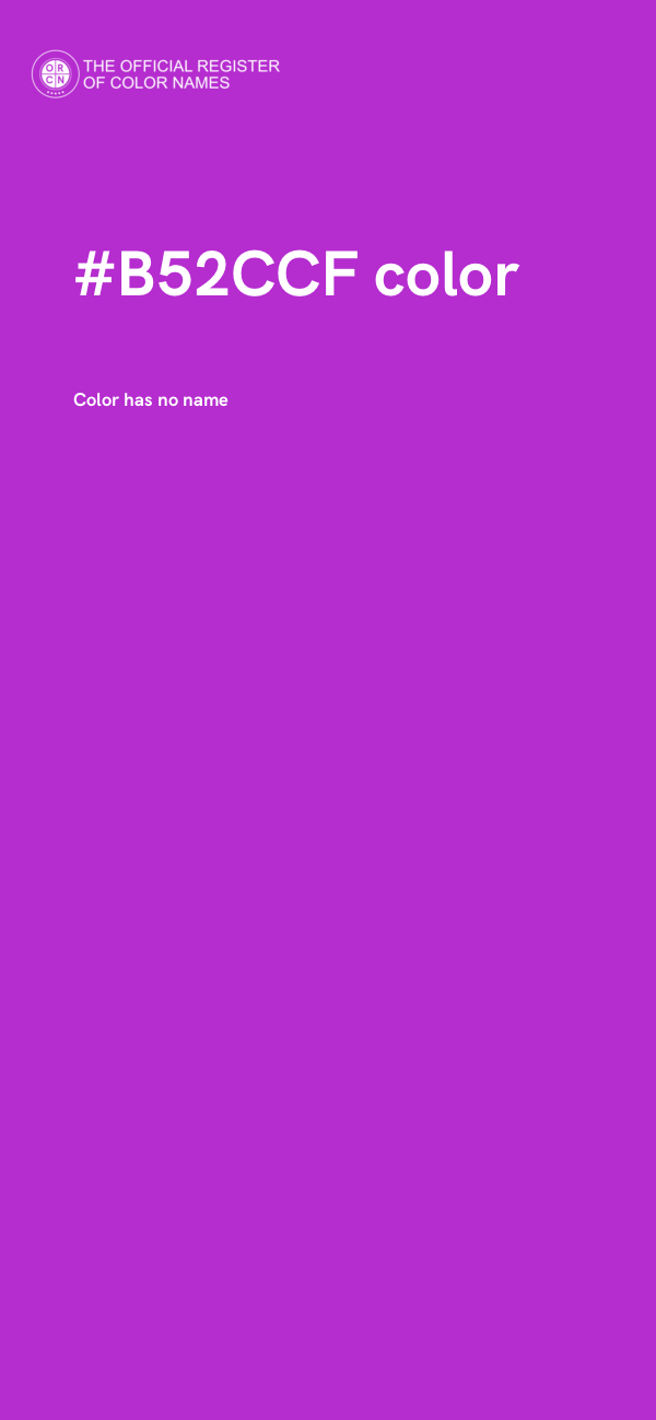 #B52CCF color image