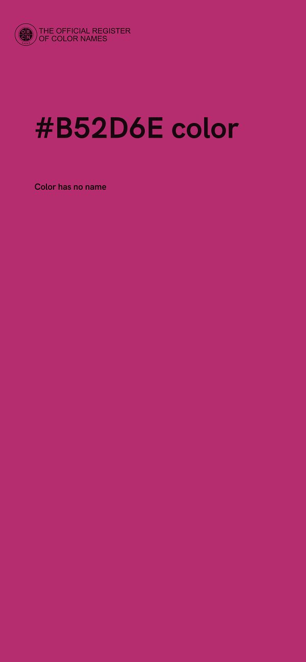 #B52D6E color image