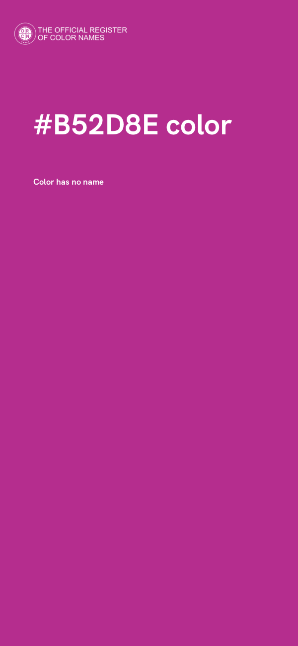 #B52D8E color image