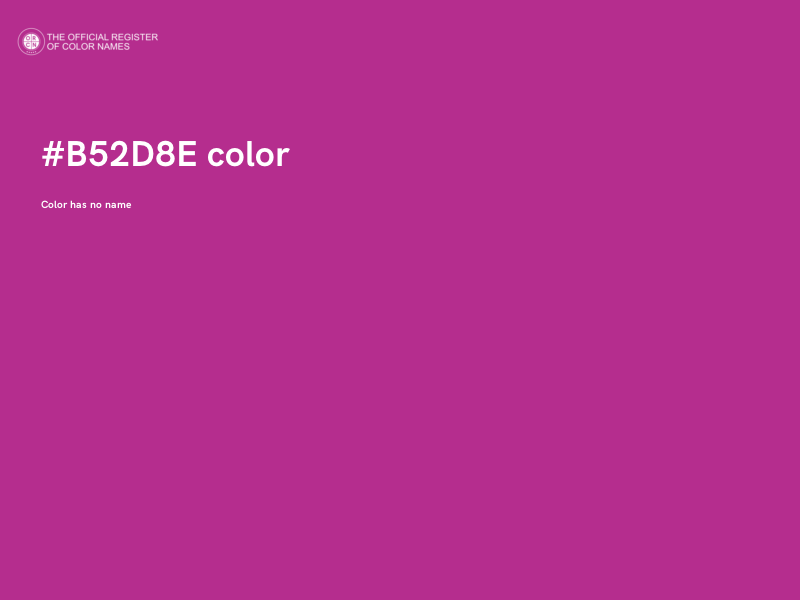 #B52D8E color image