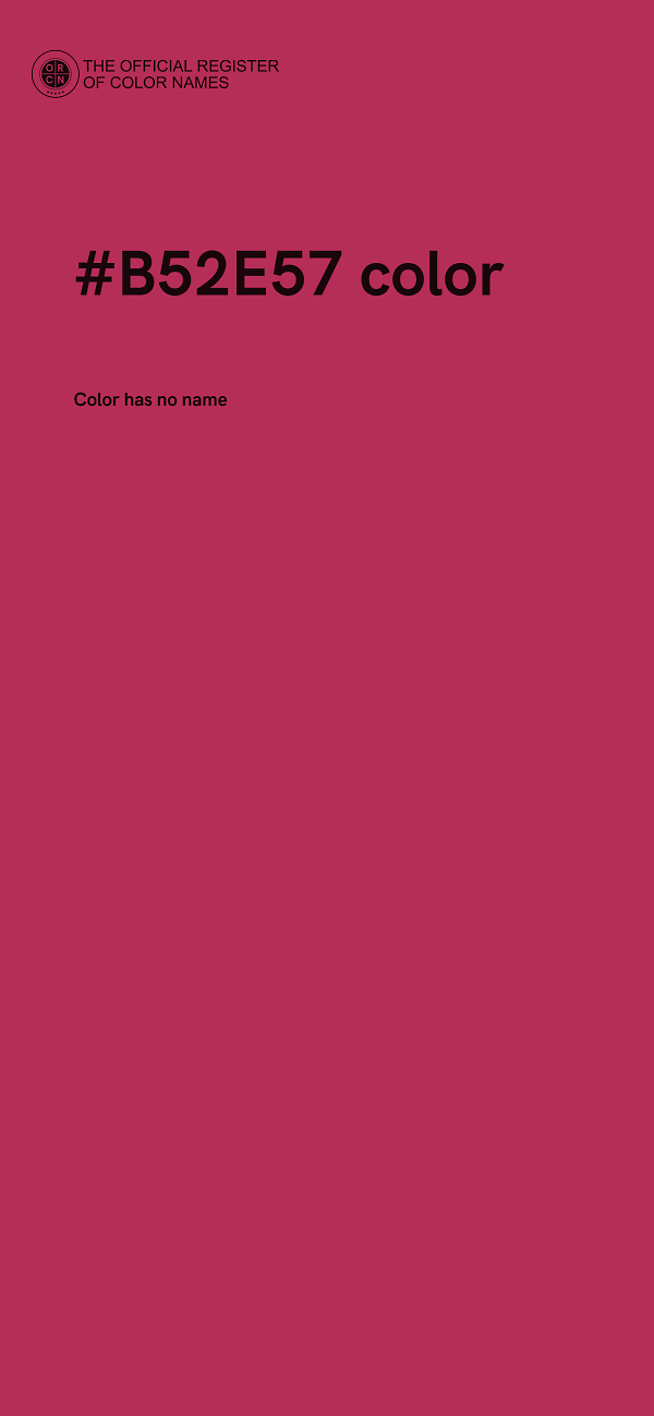 #B52E57 color image