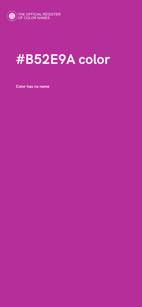 #B52E9A color image