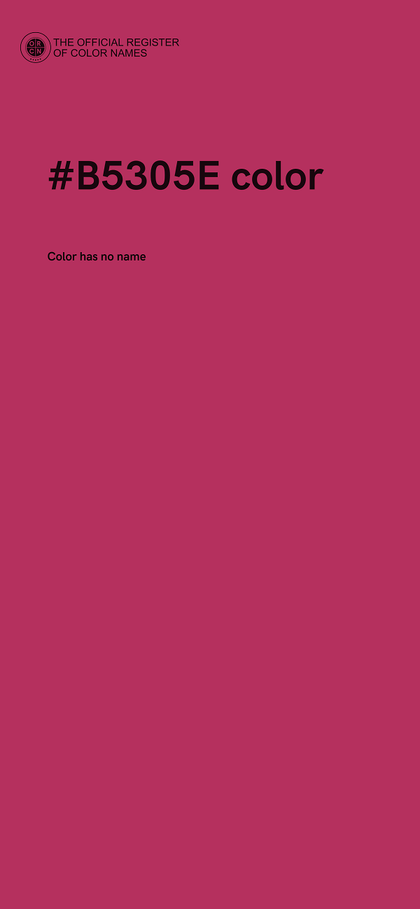 #B5305E color image