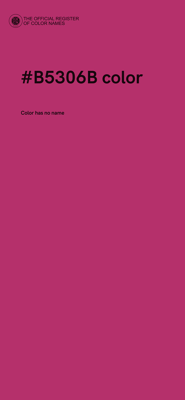 #B5306B color image