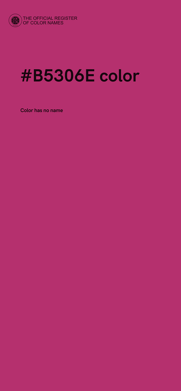 #B5306E color image