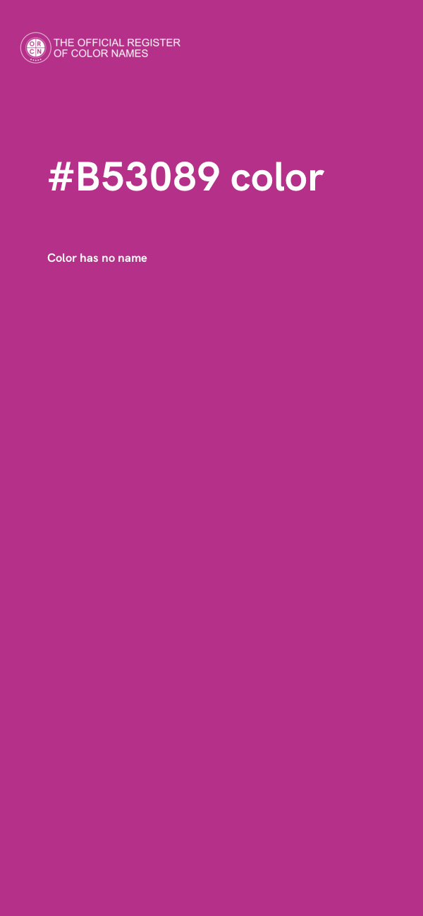 #B53089 color image