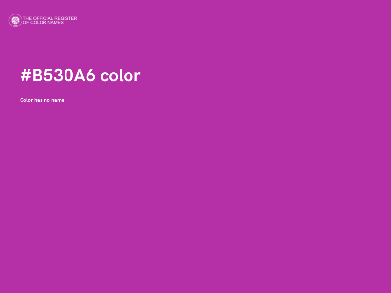 #B530A6 color image