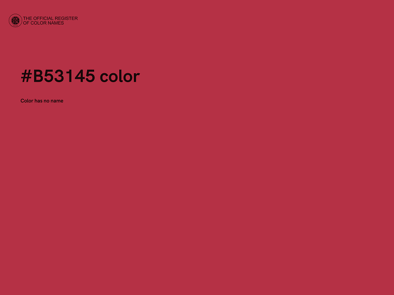 #B53145 color image