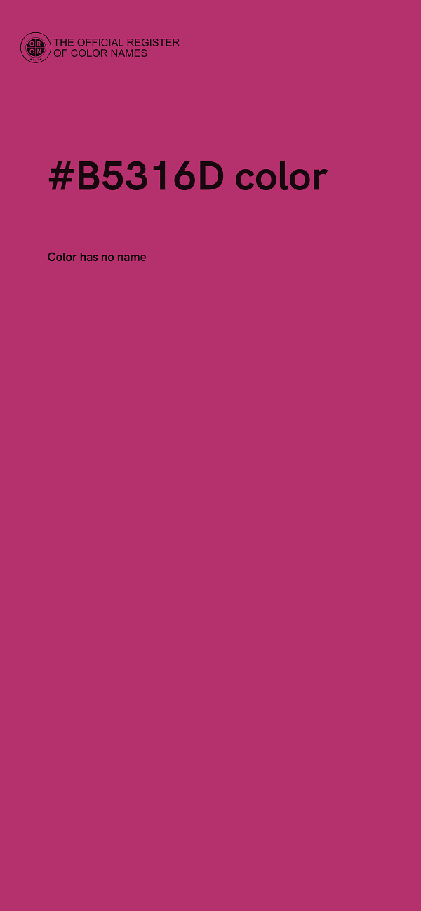 #B5316D color image