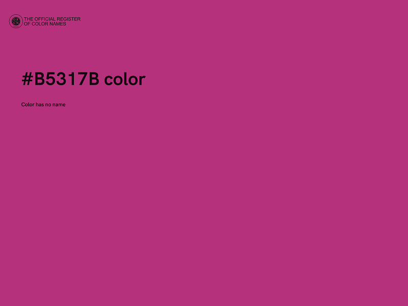 #B5317B color image