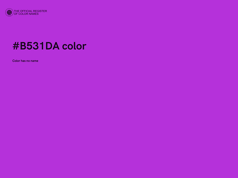 #B531DA color image