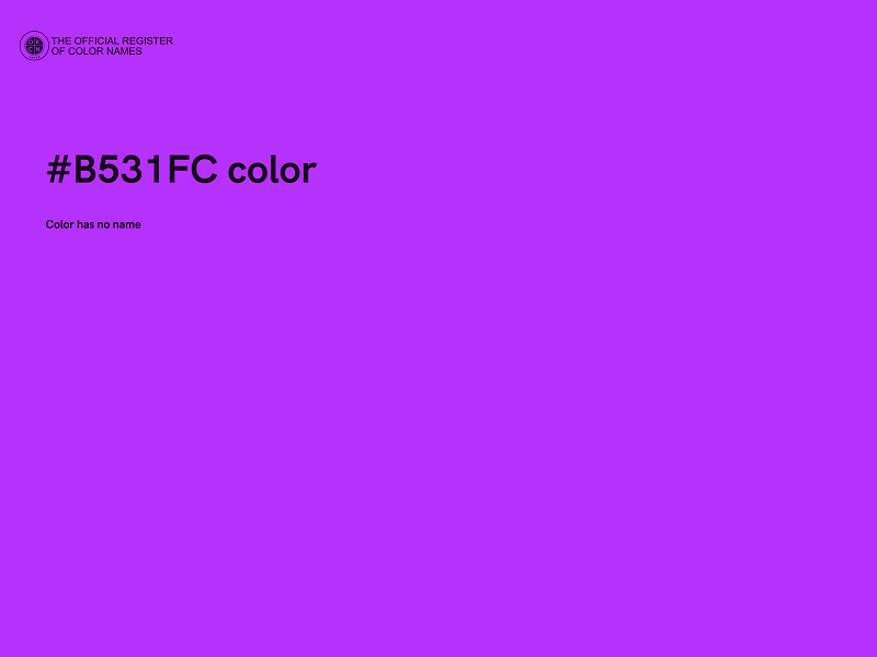 #B531FC color image