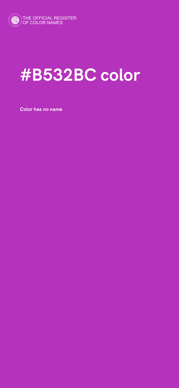#B532BC color image