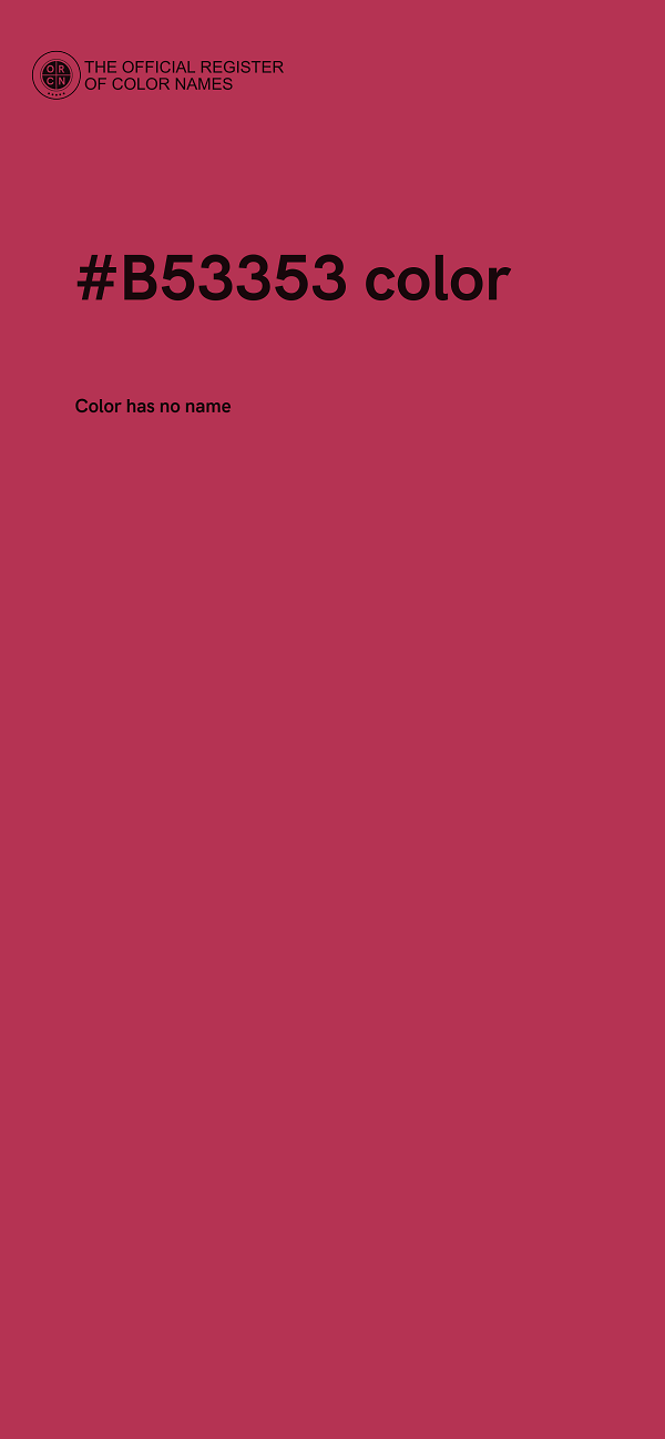 #B53353 color image