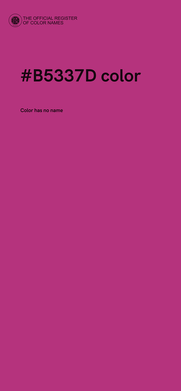 #B5337D color image