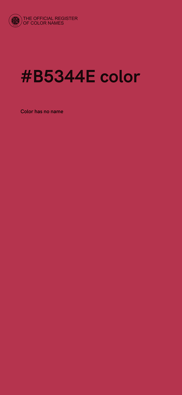 #B5344E color image