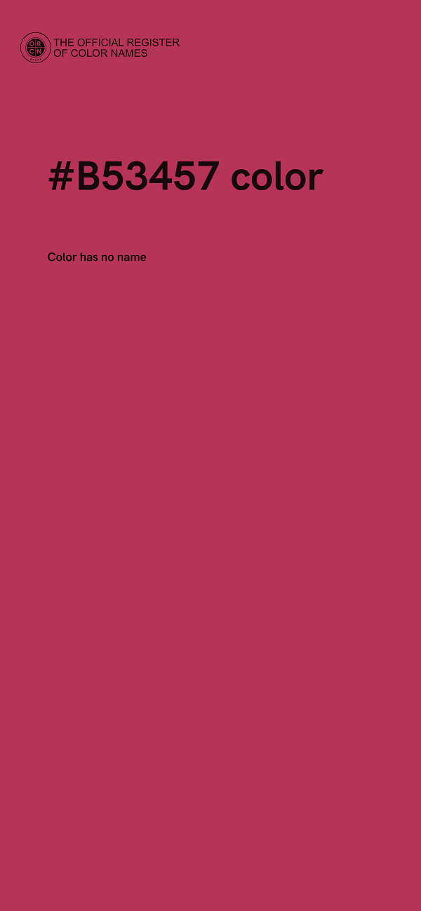 #B53457 color image