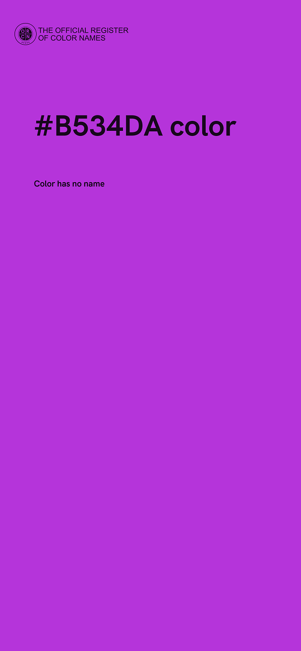 #B534DA color image