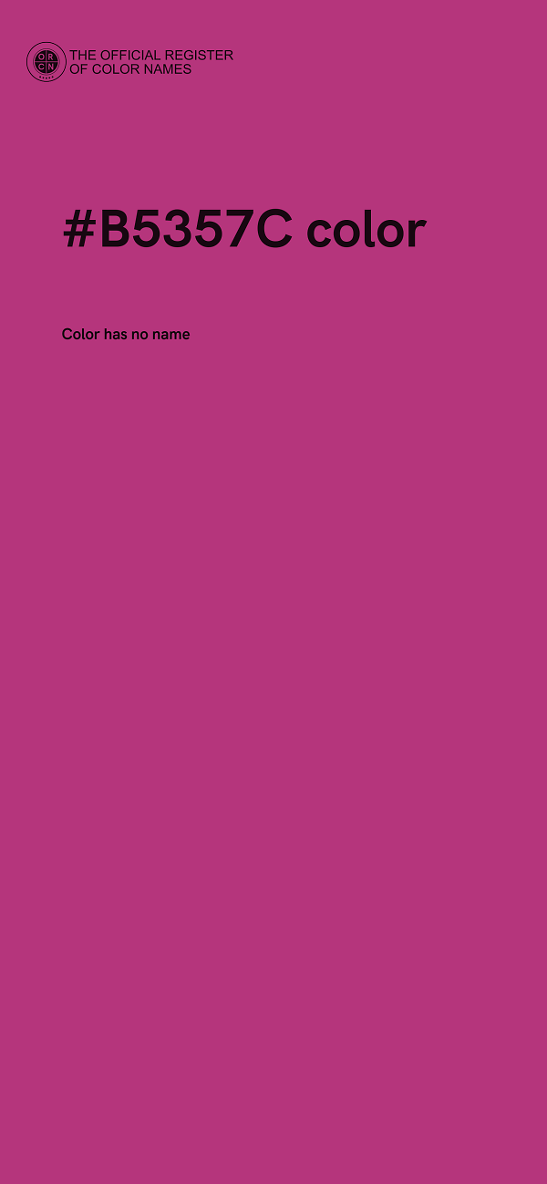 #B5357C color image