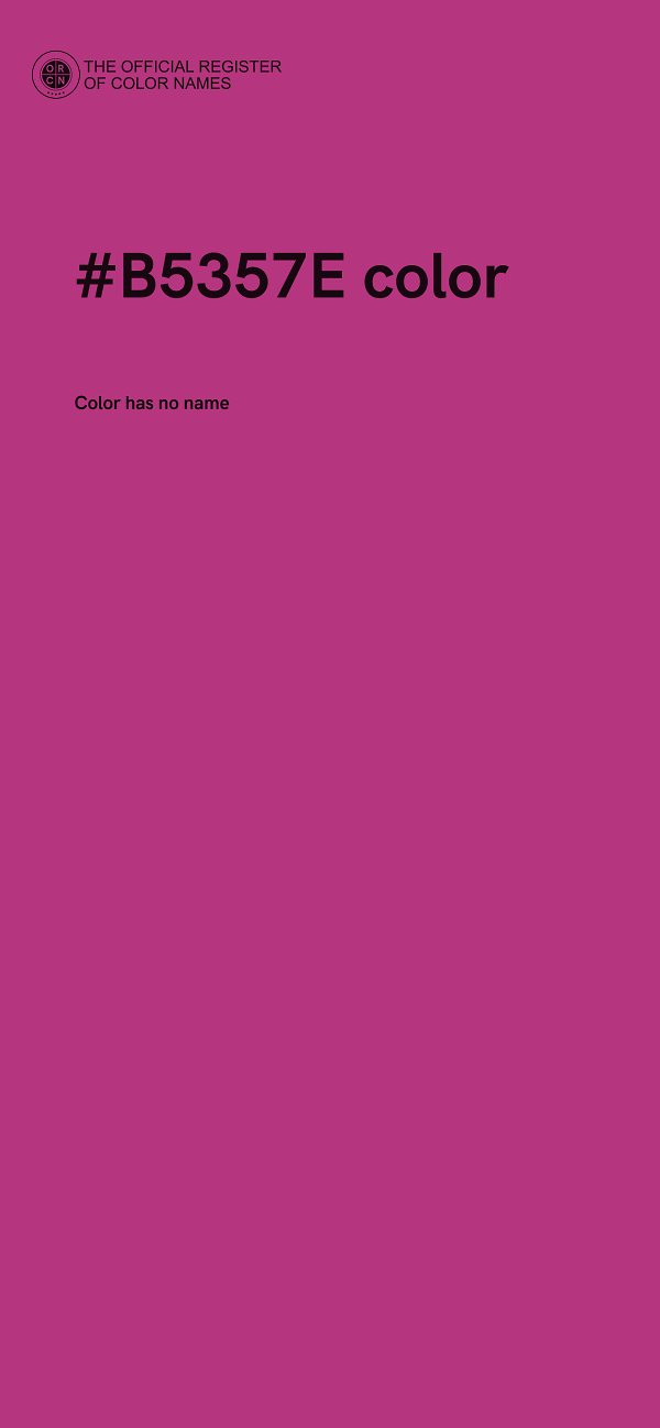 #B5357E color image