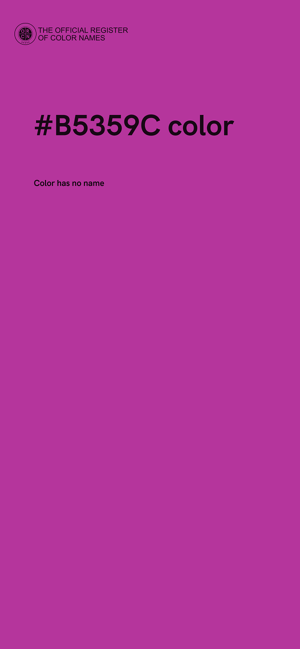 #B5359C color image
