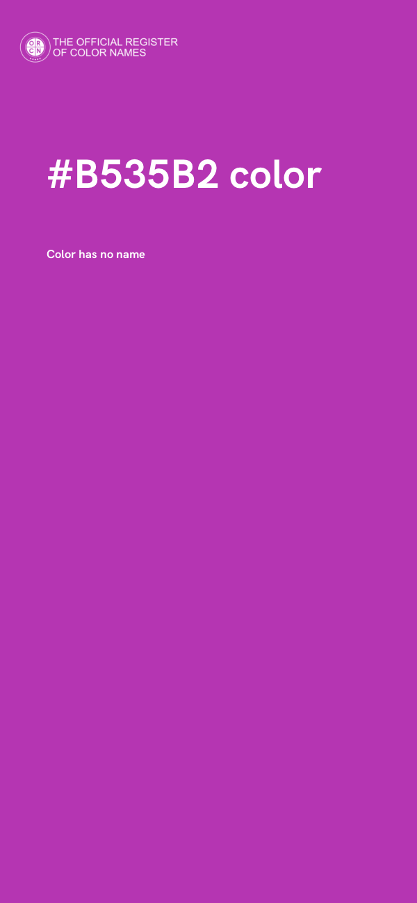#B535B2 color image