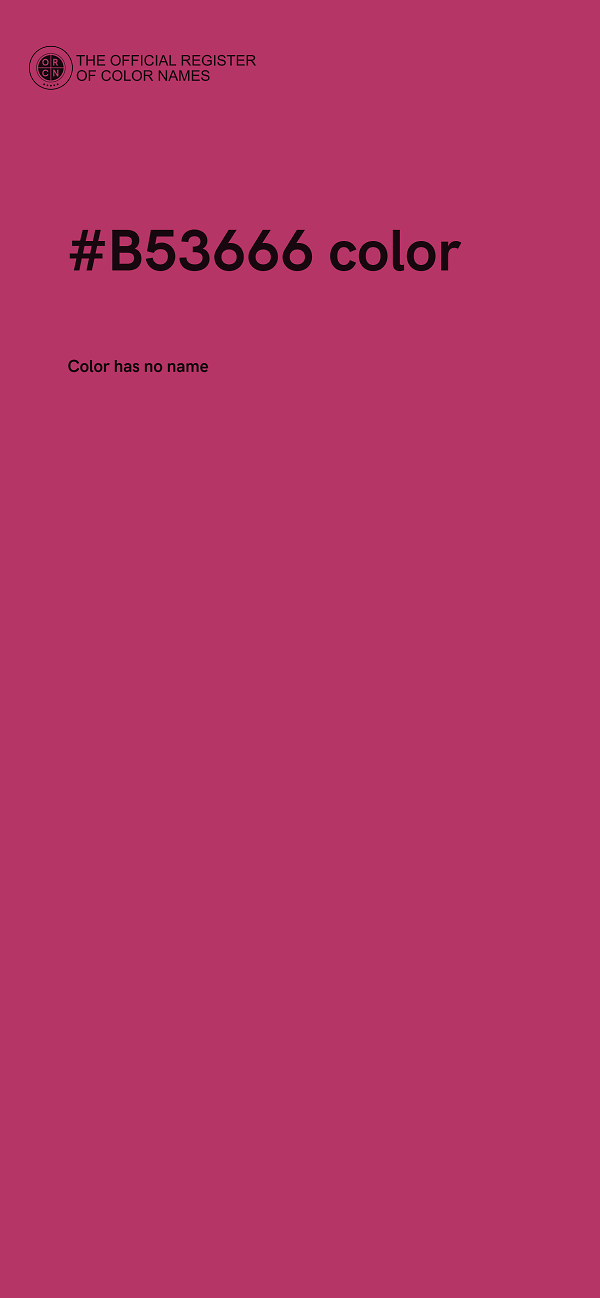 #B53666 color image