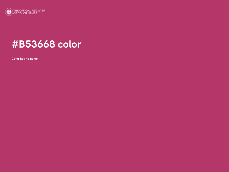 #B53668 color image