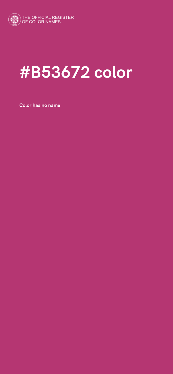 #B53672 color image
