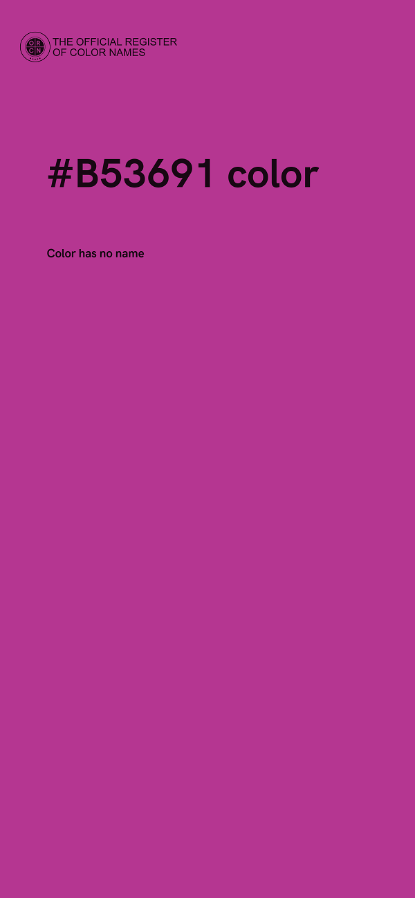 #B53691 color image