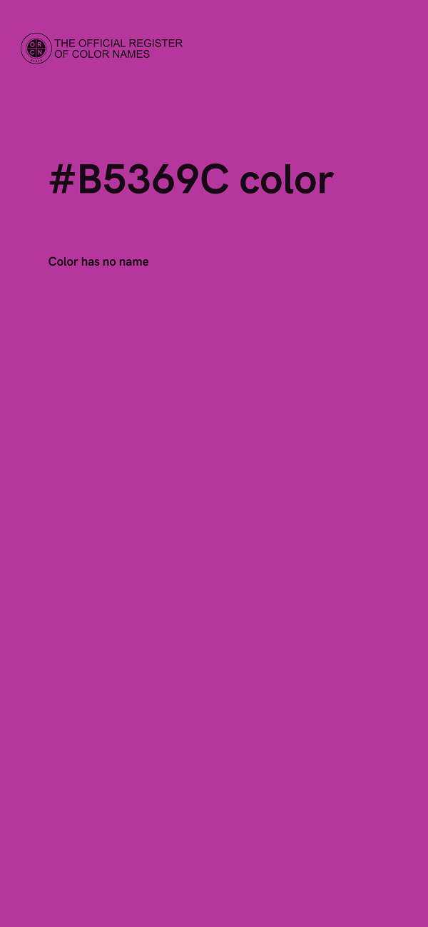 #B5369C color image