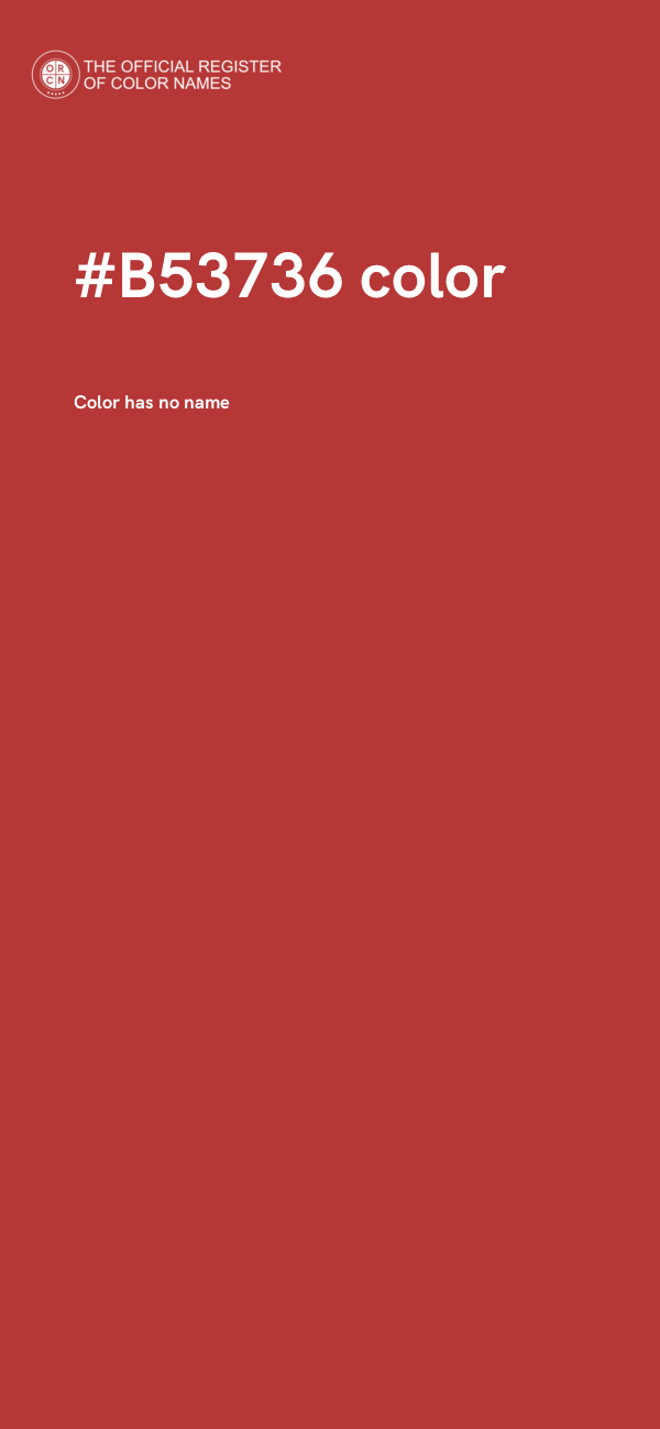 #B53736 color image