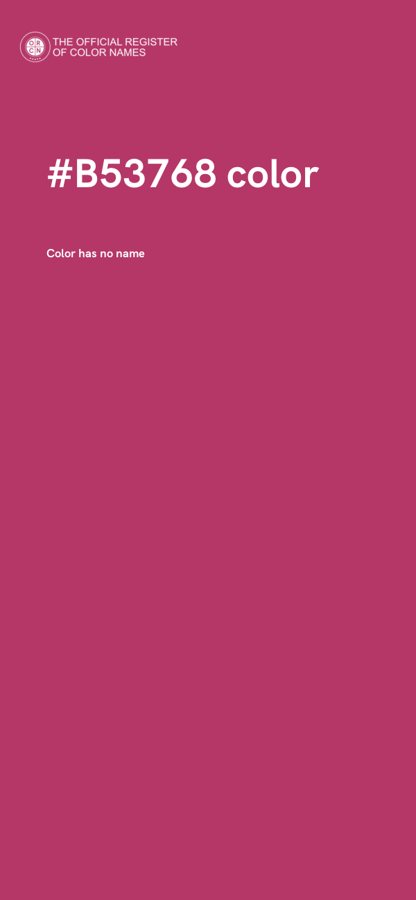 #B53768 color image