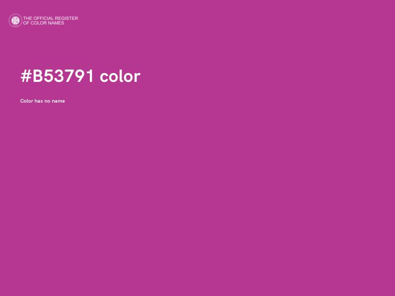 #B53791 color image