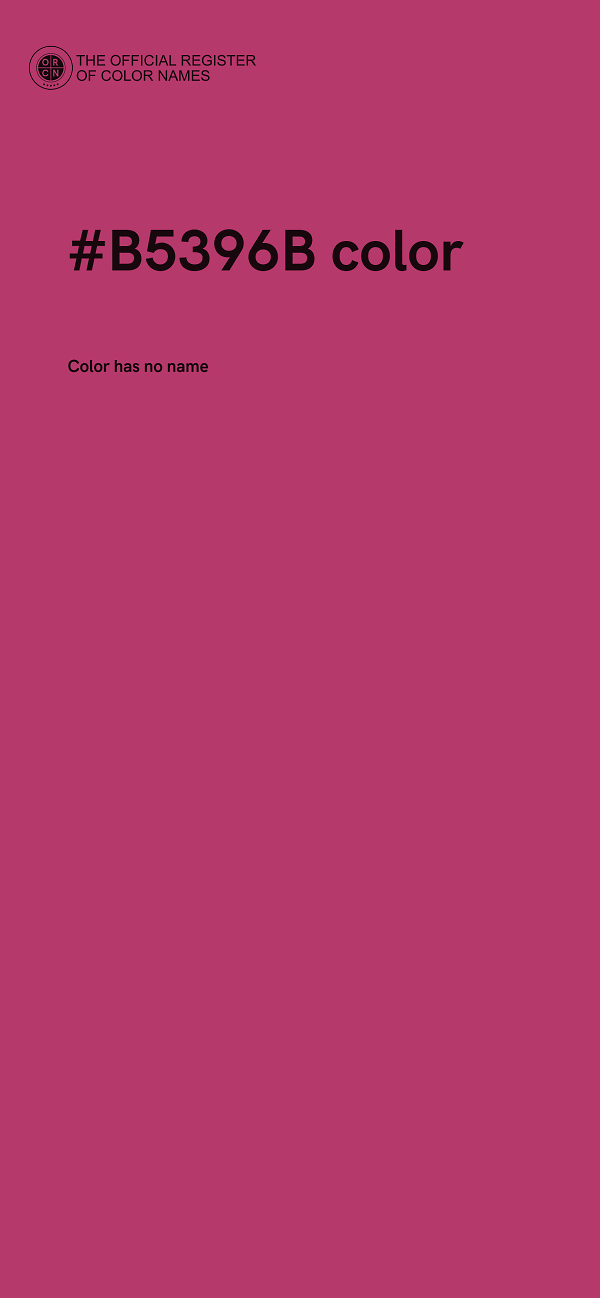 #B5396B color image