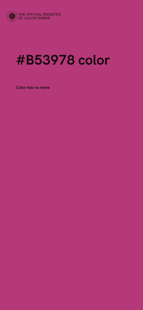 #B53978 color image