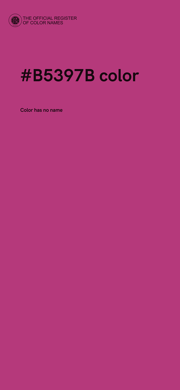 #B5397B color image