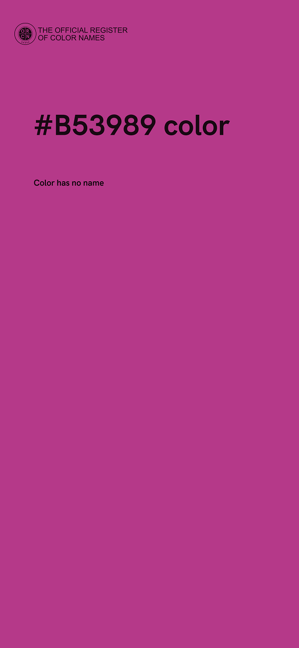#B53989 color image