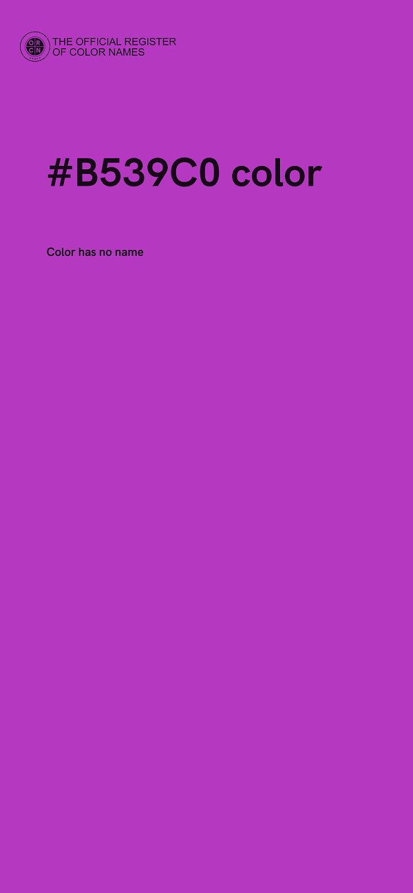 #B539C0 color image