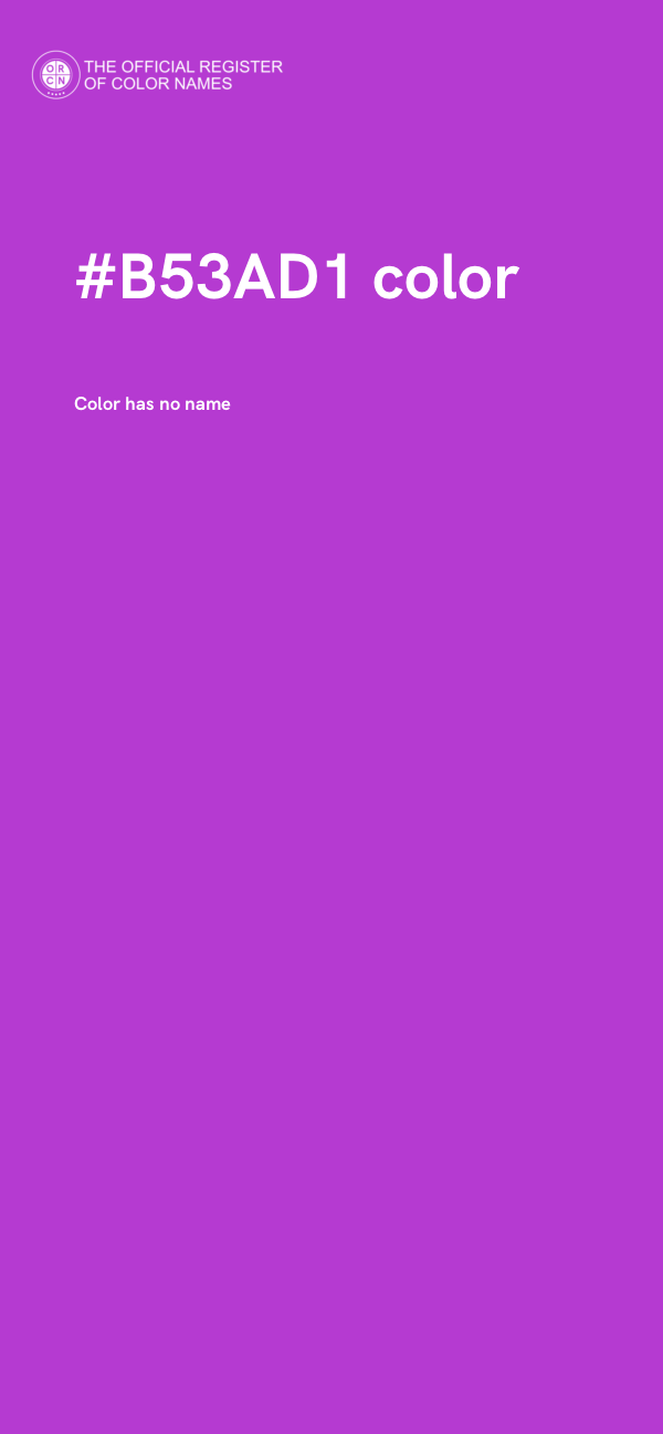 #B53AD1 color image