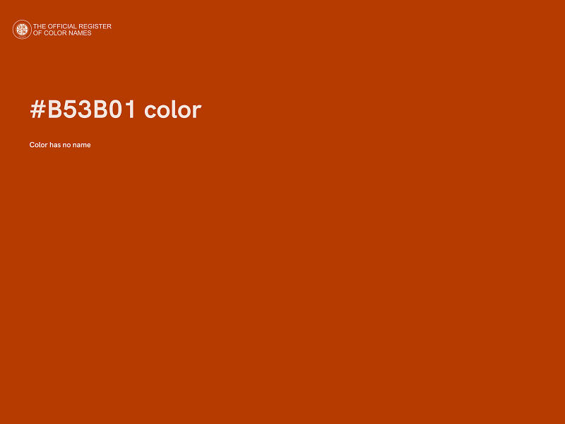 #B53B01 color image