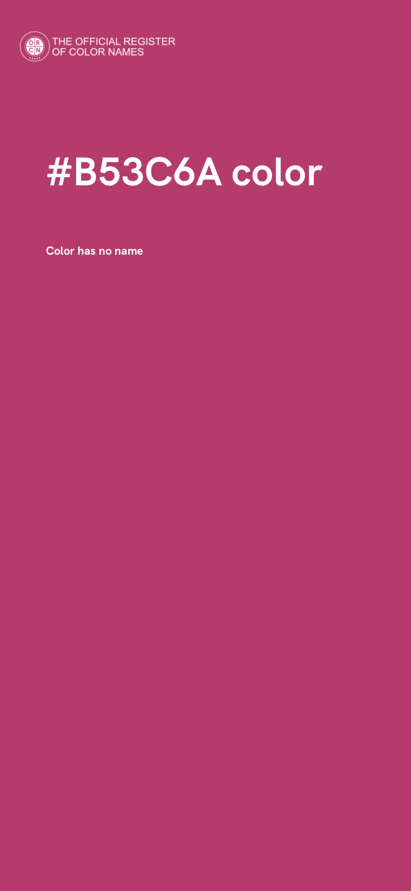 #B53C6A color image
