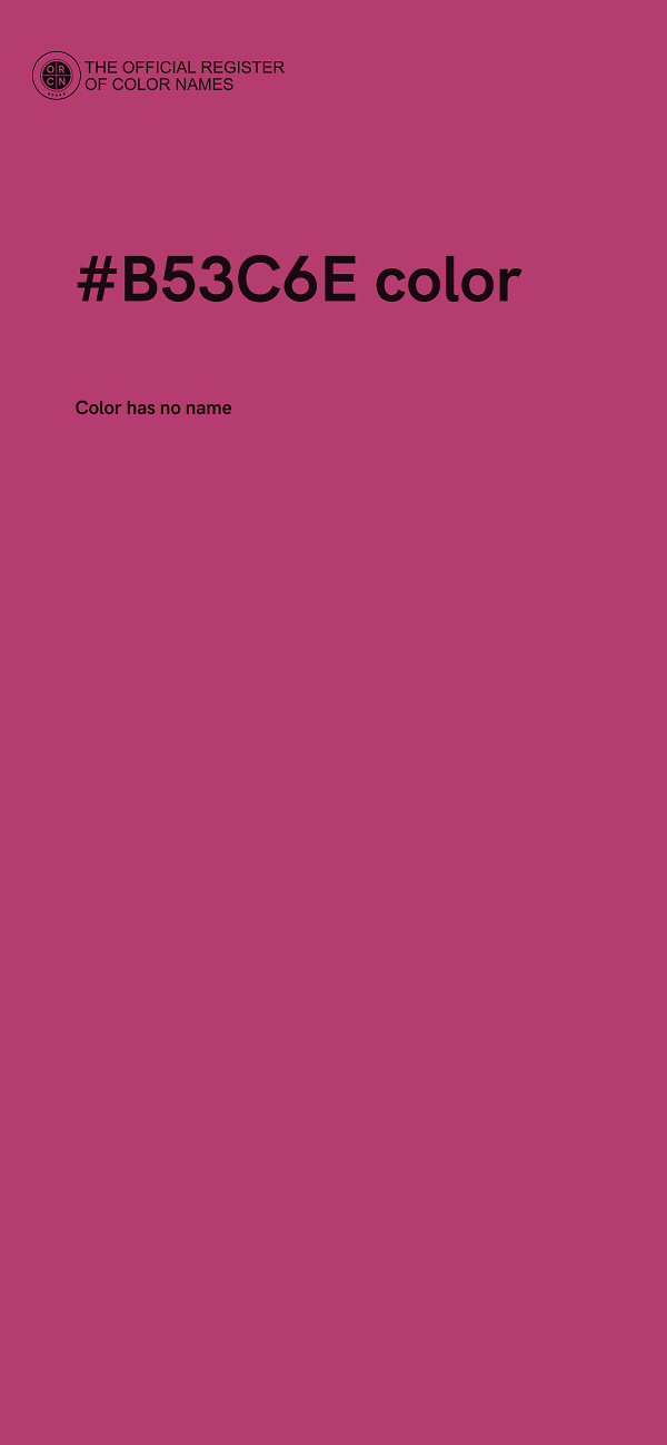 #B53C6E color image
