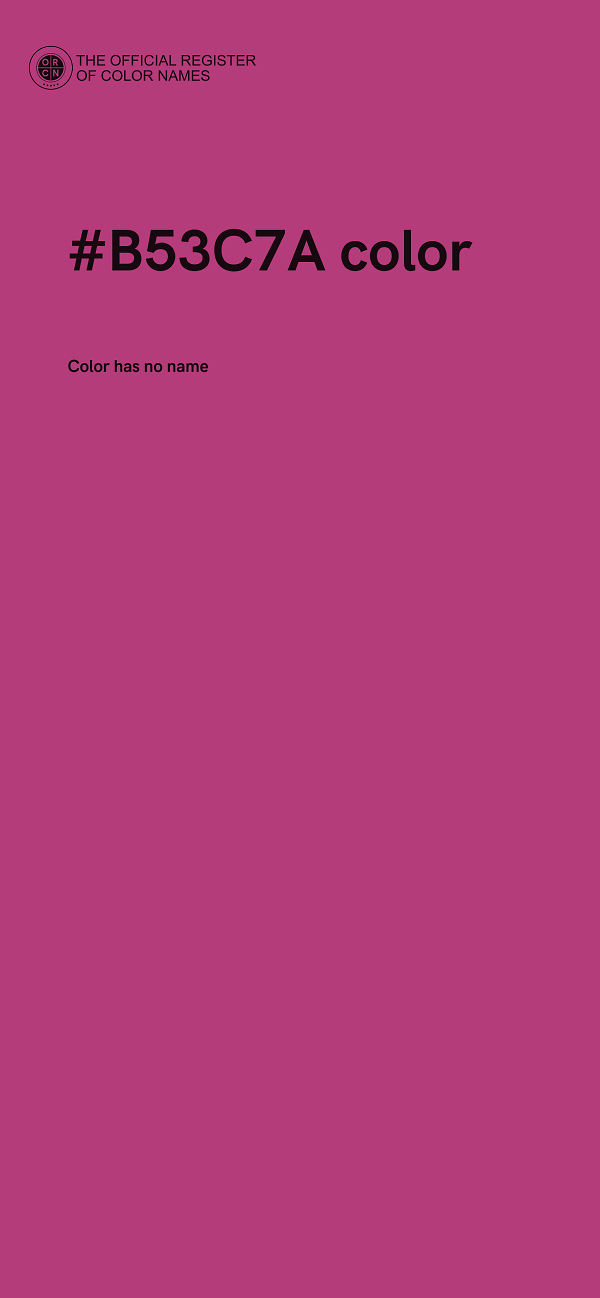 #B53C7A color image
