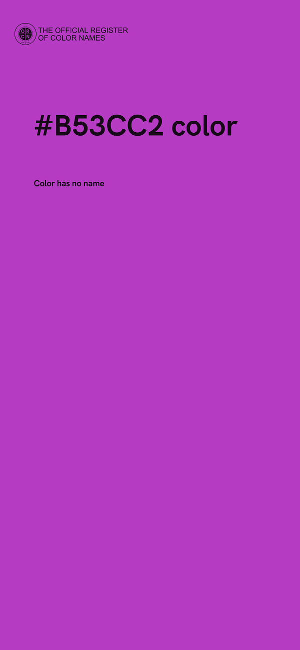#B53CC2 color image