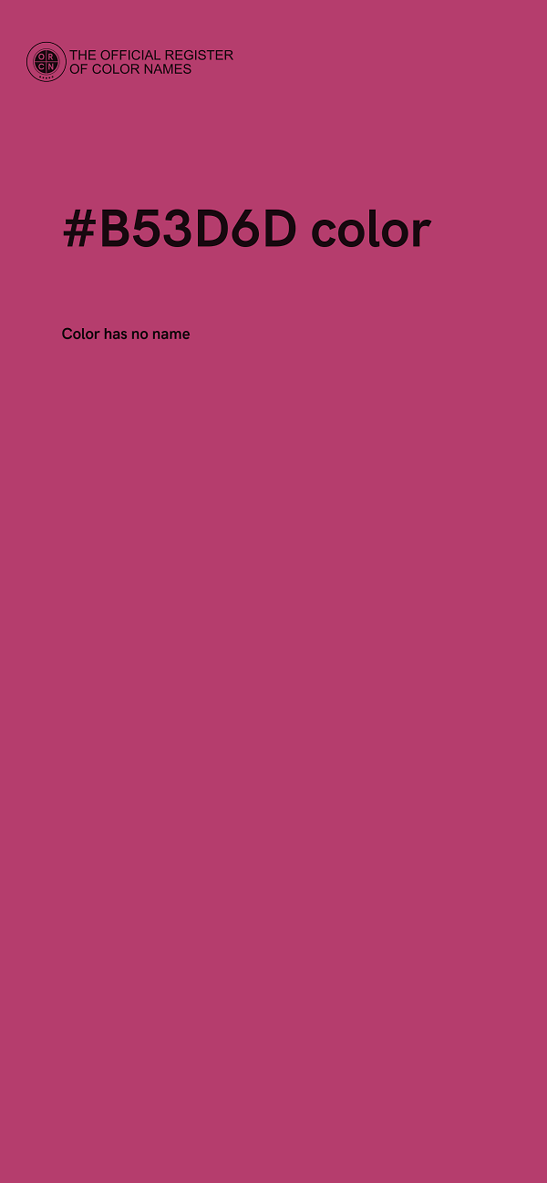 #B53D6D color image